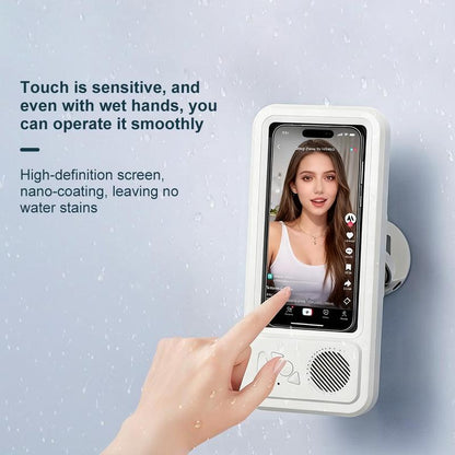 Experience Ultimate Sound Anywhere with Our Waterproof 360° Rotating Touchscreen Bluetooth Speaker - Perfect for Your Bathroom, Kitchen, and Pool!