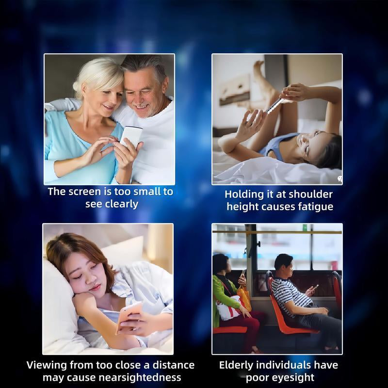 Transform Your Viewing Experience with the Ultra-HD 10" Mobile Phone Magnifier - Perfect for Eye Protection and Landscape Viewing