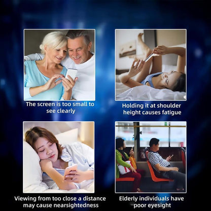 Transform Your Viewing Experience with the Ultra-HD 10" Mobile Phone Magnifier - Perfect for Eye Protection and Landscape Viewing