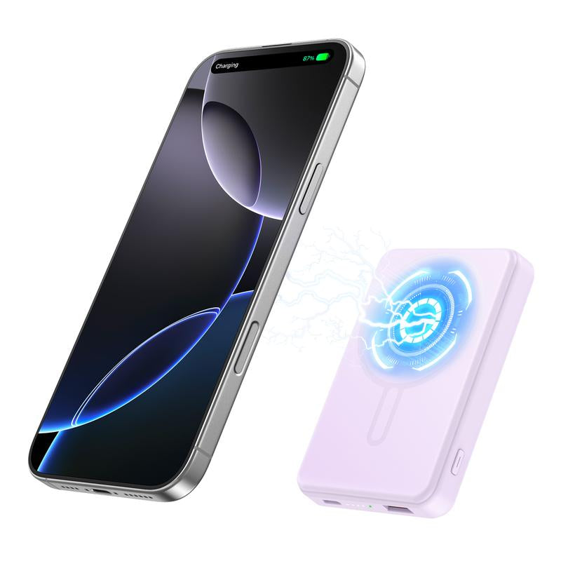 Unleash Power On-the-Go: Crazywhale Ultra Slim 12000mAh MagSafe Power Bank - 3-in-1 Magnetic Portable Charger with 22.5W PD for iPhone 17 Pro Max, iPad, and Android Devices