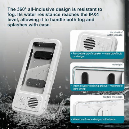 Experience Ultimate Sound Anywhere with Our Waterproof 360° Rotating Touchscreen Bluetooth Speaker - Perfect for Your Bathroom, Kitchen, and Pool!