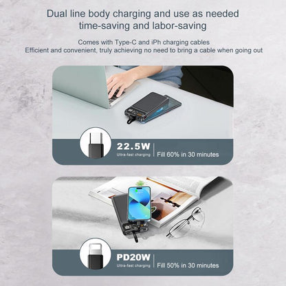 Power Up Your Devices with the 10000mAh Intelligent Super Fast Charging Power Bank – Charge 4 Devices Simultaneously!