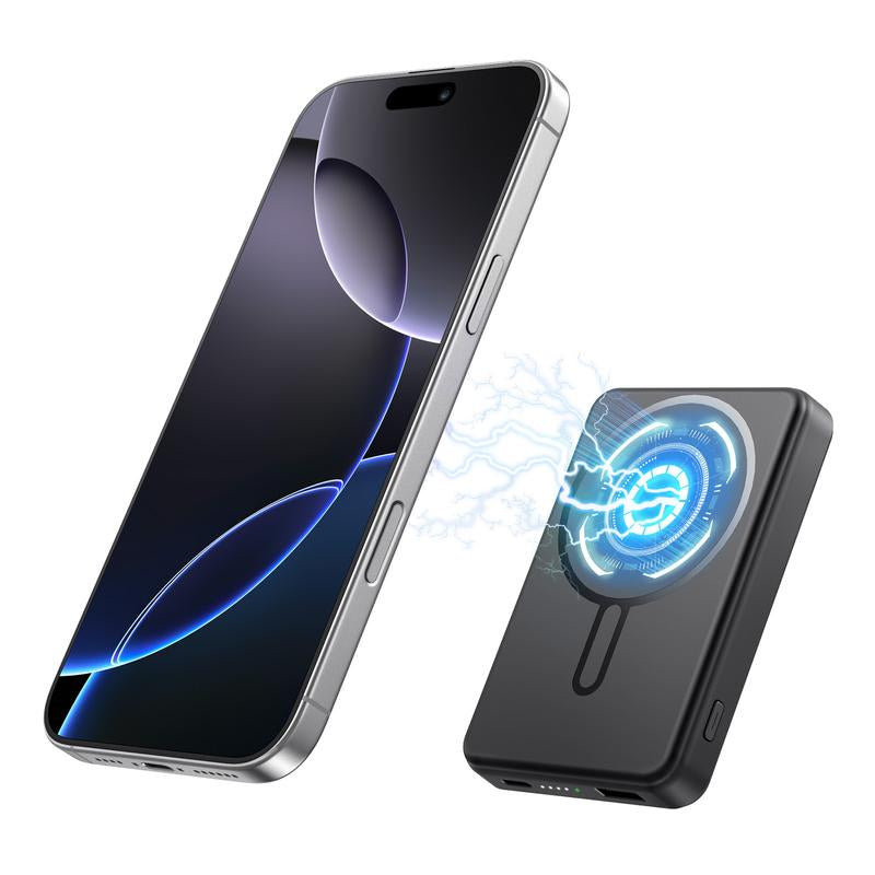 Unleash Power On-the-Go: Crazywhale Ultra Slim 12000mAh MagSafe Power Bank - 3-in-1 Magnetic Portable Charger with 22.5W PD for iPhone 17 Pro Max, iPad, and Android Devices